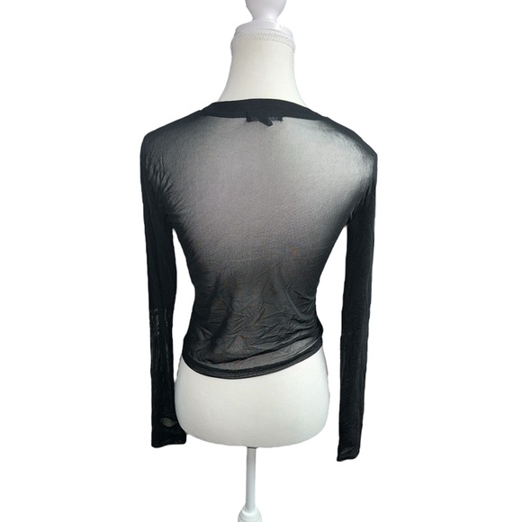 Widow brand frm dollskill black mesh with pink skeleton velvet print size medium - Picture 3 of 6